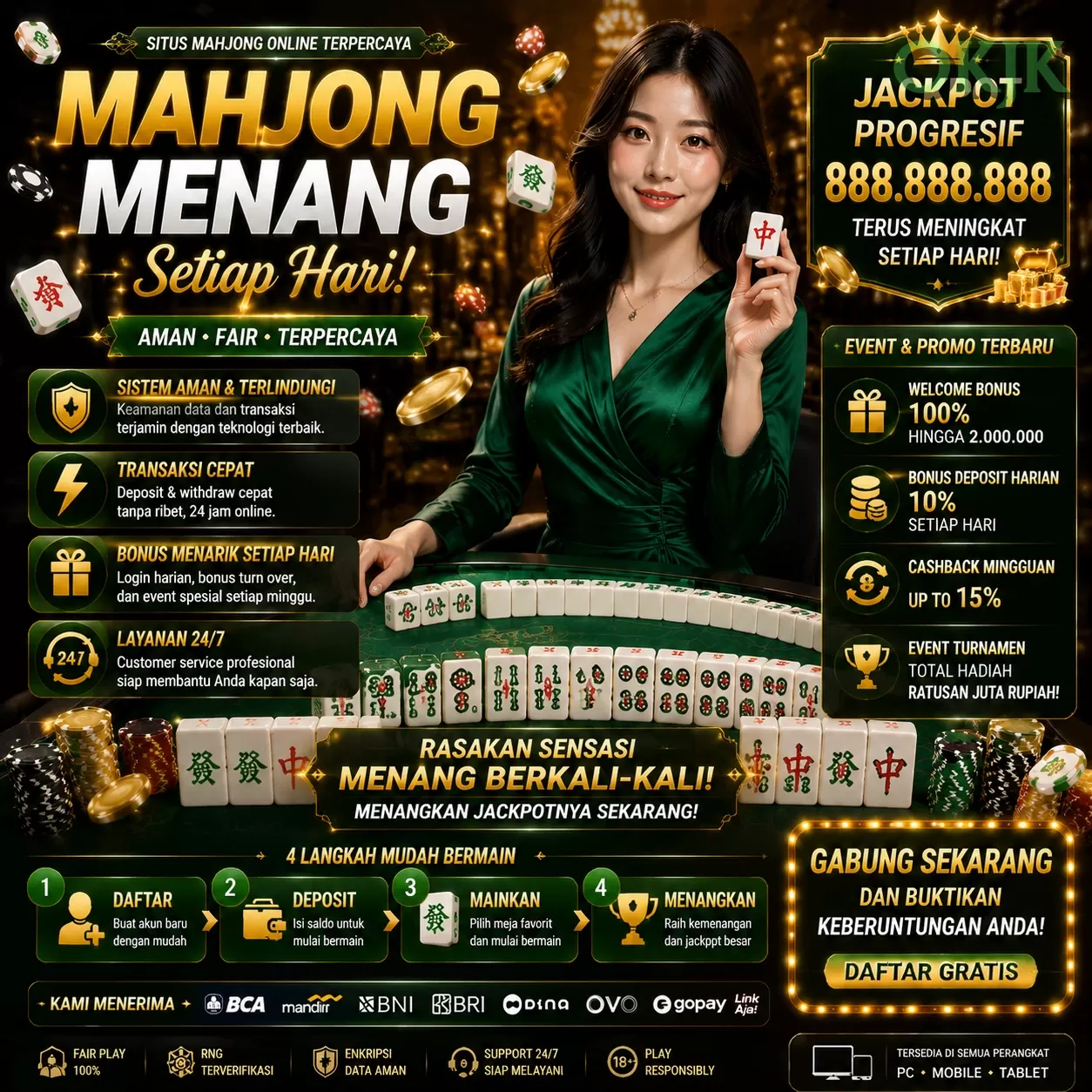 WELCOME BONUS NEW MEMBER 50_ promotion image