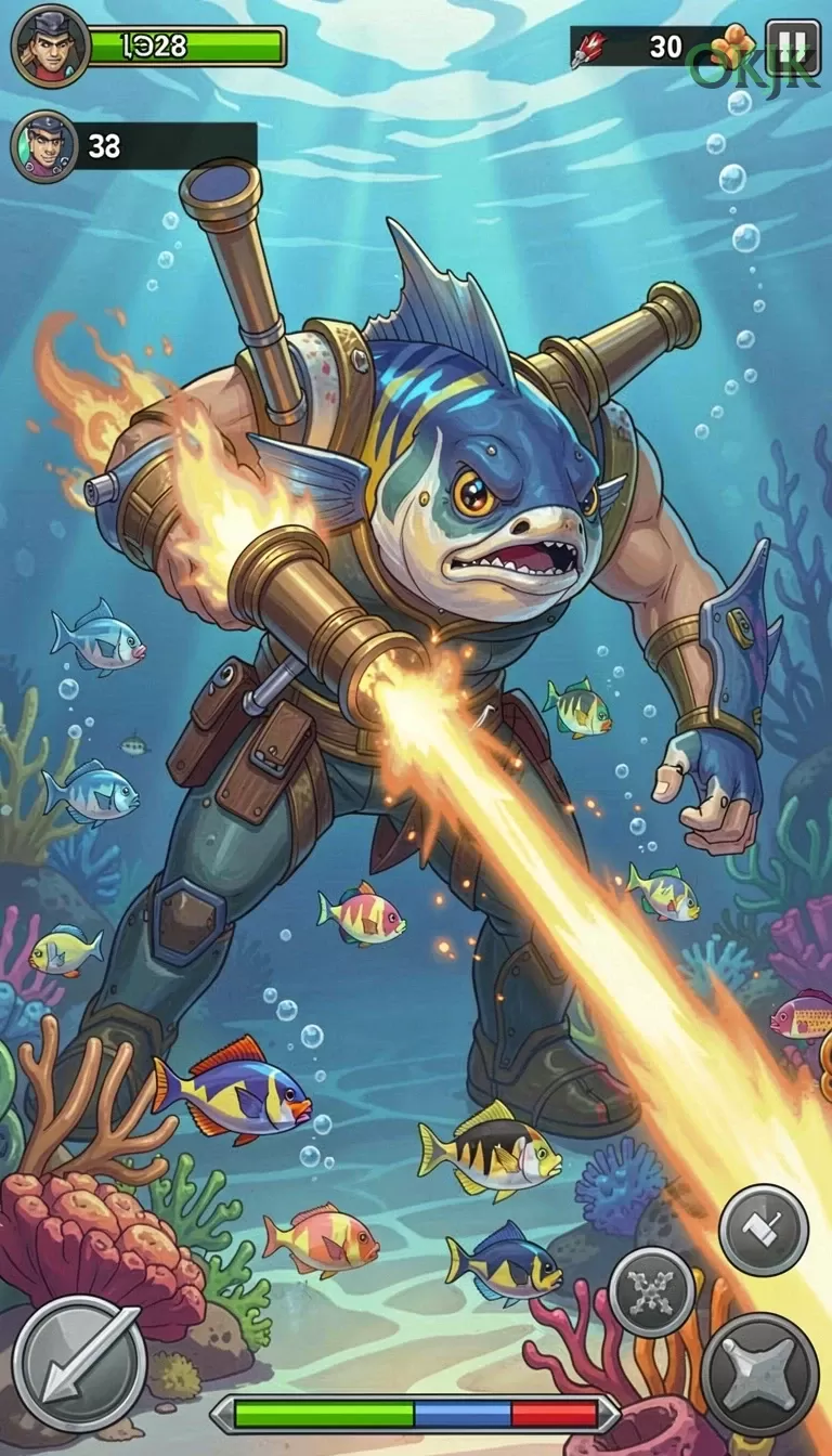 Screenshot Mega Fire Blaze Dwarves And Goblins nomor 2